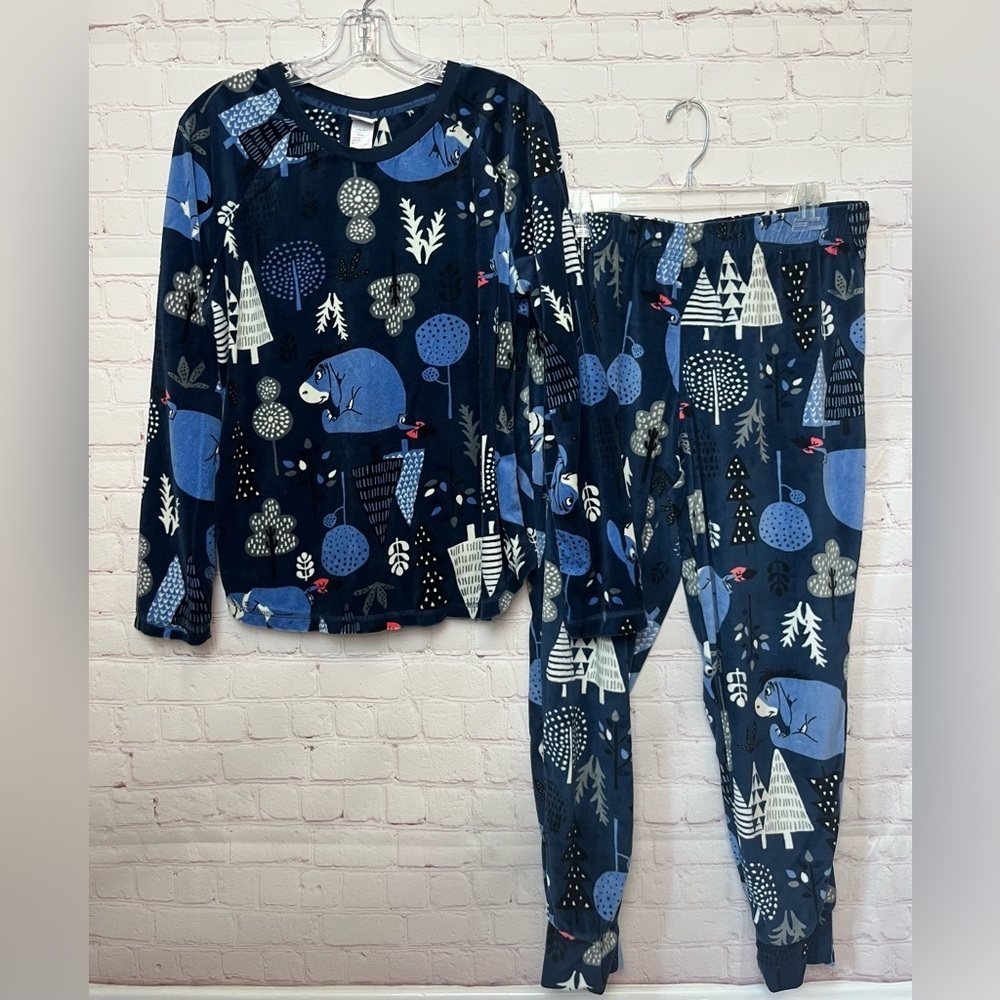 Disney Eeyore Lightweight Fleece Pajama Set